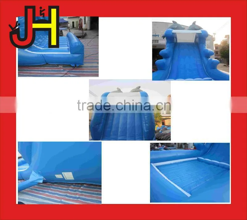 Inflatable Slide Type Customized Dolphin Inflatable Water Slides For Sale