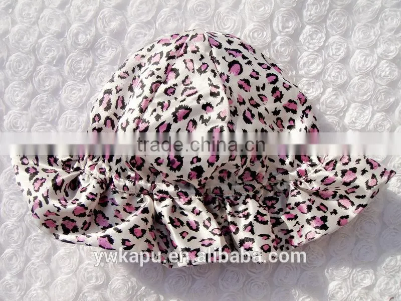 Multi colors sun hat,satin lined hat