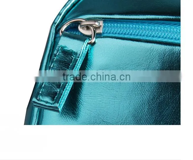 2015 new style shiny PU girl's makeup cosmetic bag