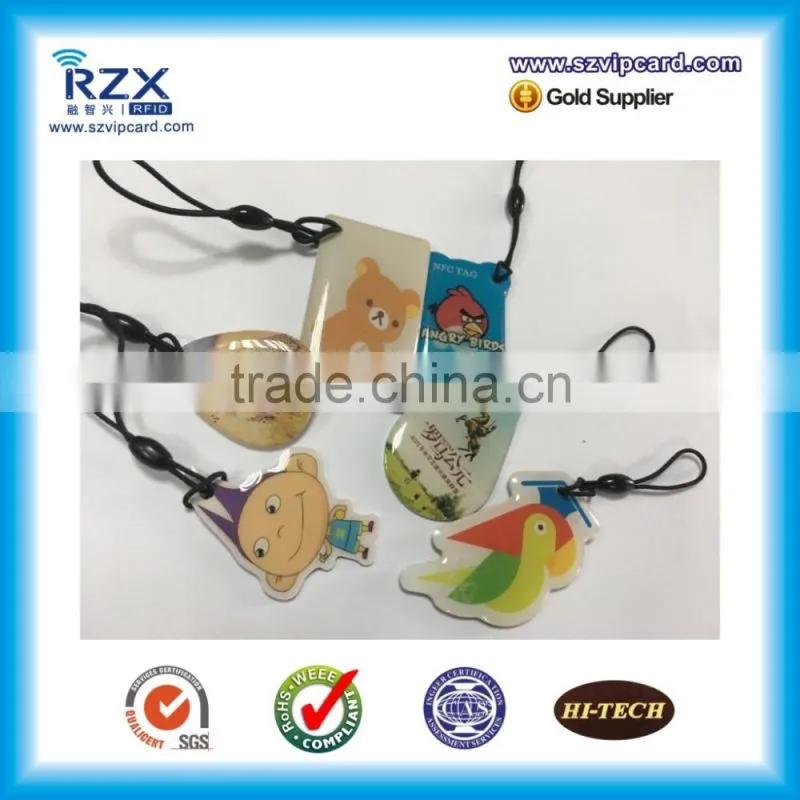 Free design 13.56Khz small passive rfid epoxy tag for access management