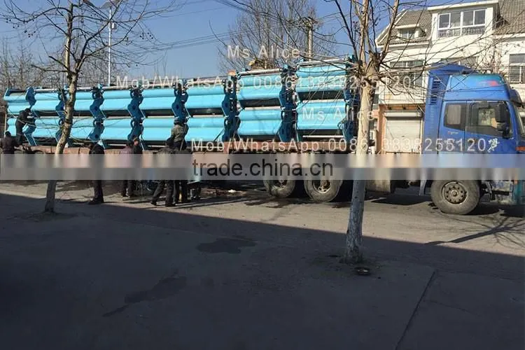 Multi-rollers waste clothing polyester fiber tearing machine
