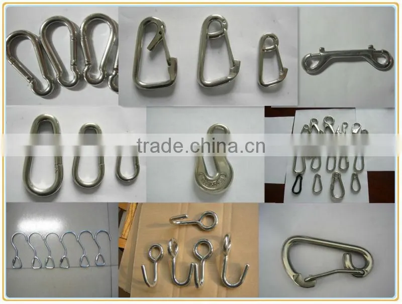 DIN 5299 snap hook with screw