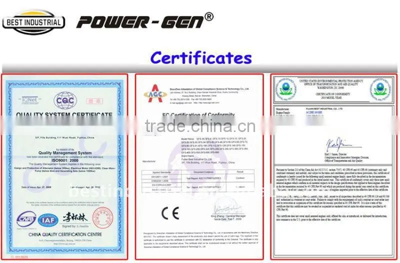 POWER-GEN Newly Designed Open/Silent Type 5KW-9KW Diesel Welding Generator Set