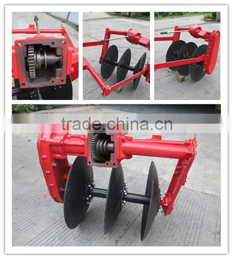 Farm machinery used walking tractor three disc plough