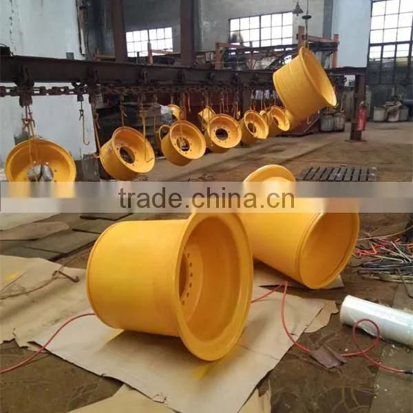 made in china 3pc tubeless steel rim for truck