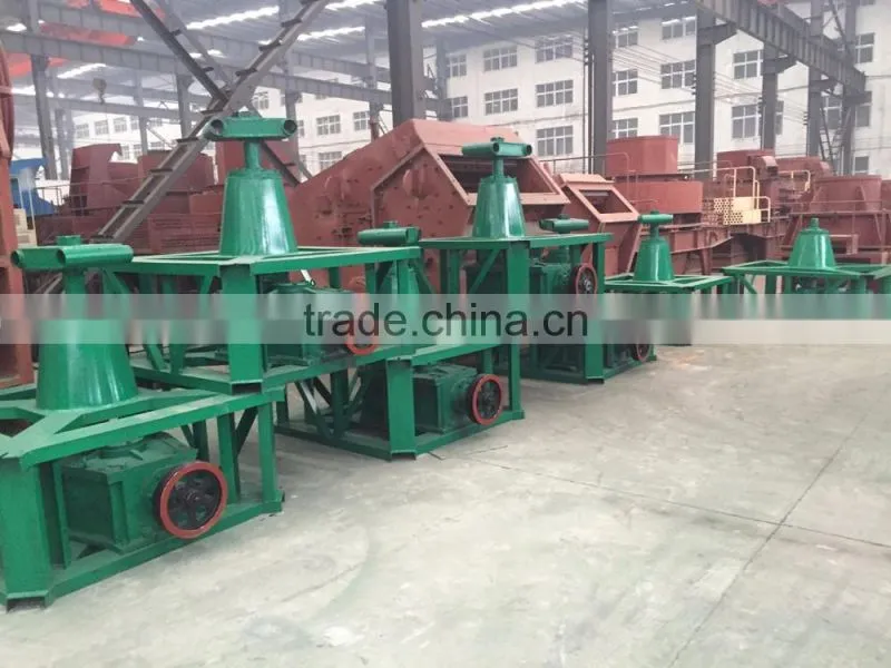 China Supplier Low Price Roller Tyre Gold Grinding Equipment, Gold Wet Pan Mill