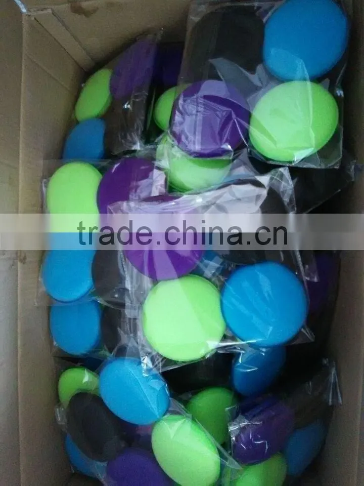 Hot sale ~! Round shape Car Waxing sponge