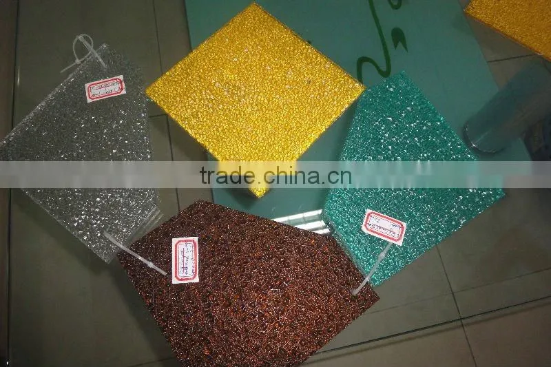 Indoor partition polycarbonate embossed sheet