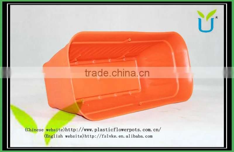 Colorful high quality plastic planter trough