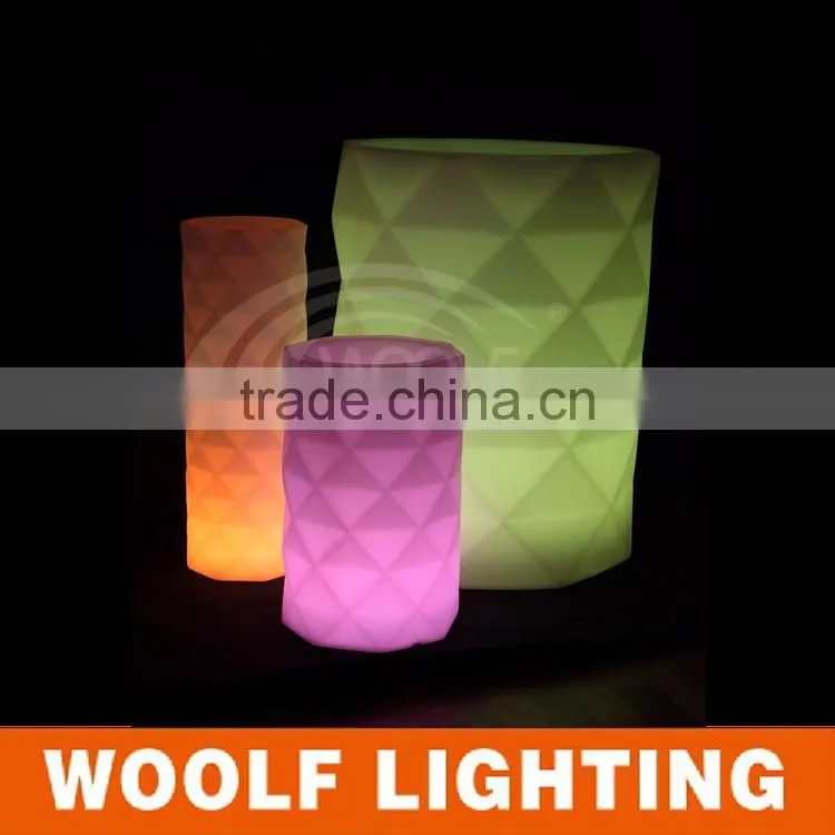 Cheap Waterproof Outdoor Glow LED Flower Pot