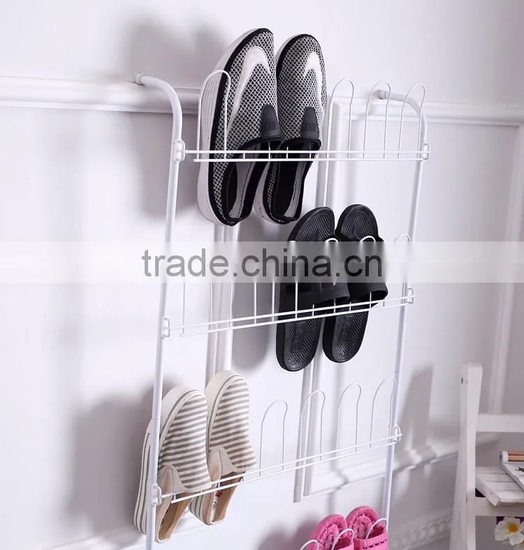over the door shoe storage rack with metal wire for 40 pairs