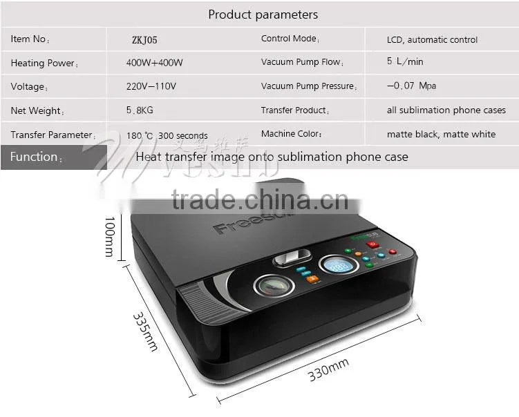 NEW !!CE Approved 3D Phone Case Printing Machine for Sublimation 3D Phone Cases