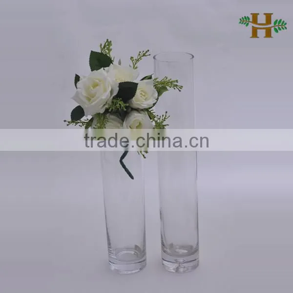 Handmade colored small decorative glass candle holder