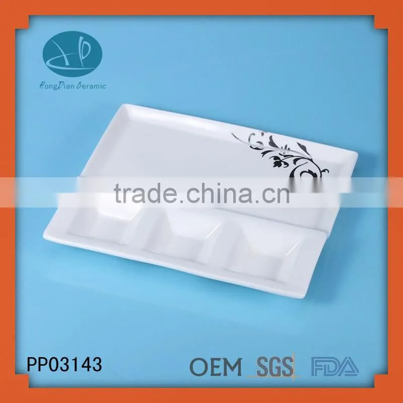 New products 2015 innovative product ceramic enamle egg tray,egg tray,round shape snack plate