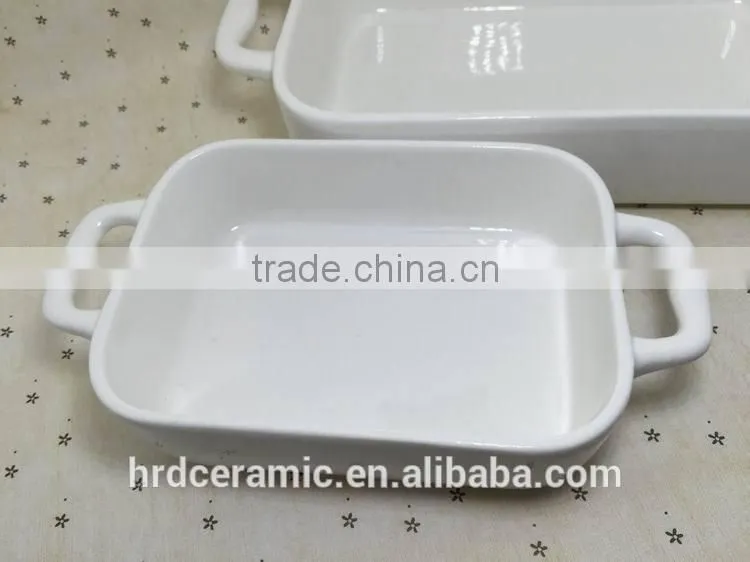 Ceramic oven dish/stocked porcelain cheese bakeware plate