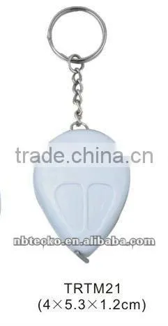 Cute mouse shaped measuring tape key chain