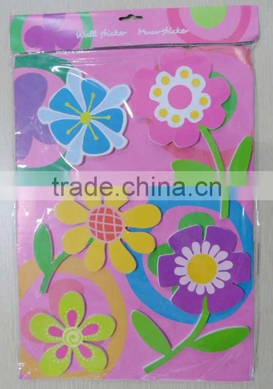 flower eva wall sticker