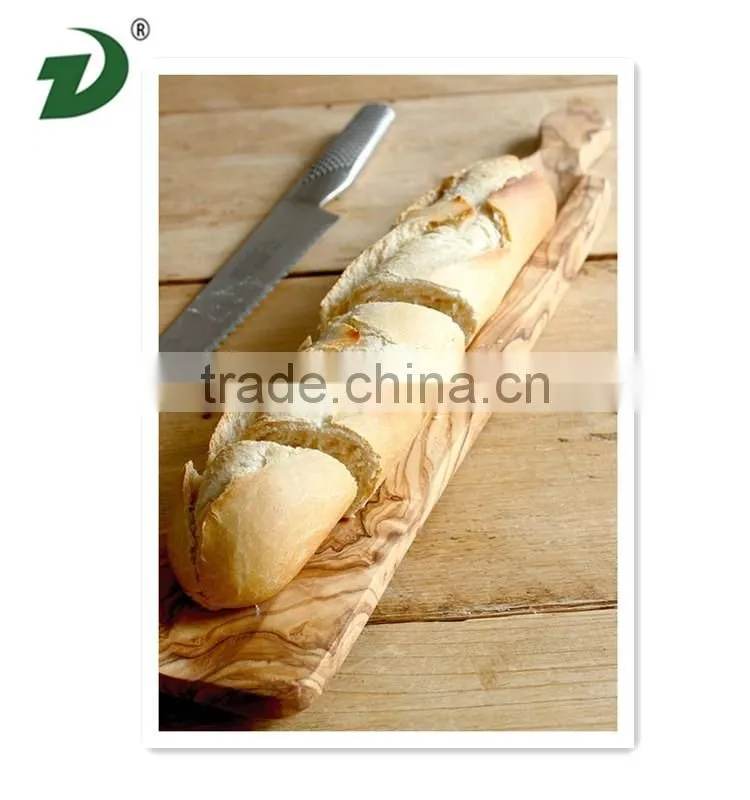 Wooden chopping board for salami