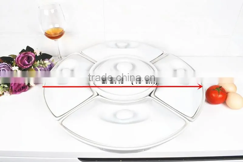 17.5" porcelain casserole pan with lid