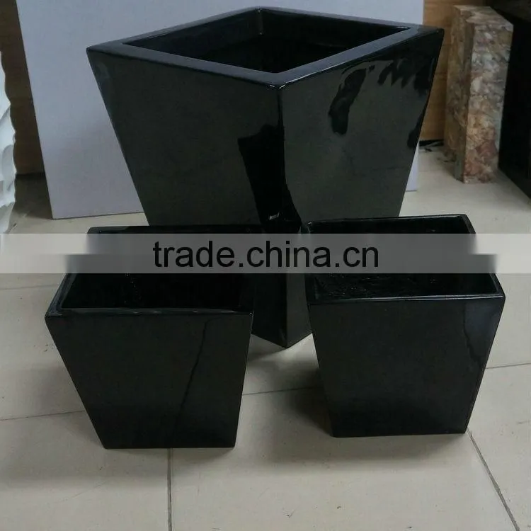 Big fiberglass flower pot