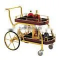 Guangzhou wholesale hotel supplies stainless steel trolley tea pot storage trolleys tea serving trolley C268
