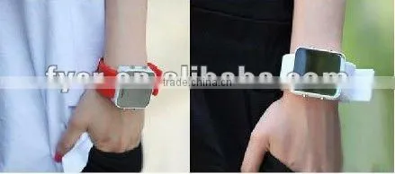 new mirror fashion silicone LED watch