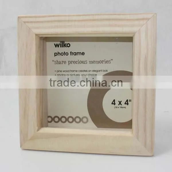 2016 hot sale wooden funny photo frame, top fashion children wooden funny photo frame W09A025