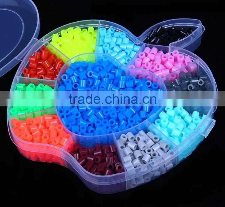 Wholesale DIY Toys Children Funny Puzzle Non-toxic Eco-friendly Plastic 5mm Mini Hama Perler Beads
