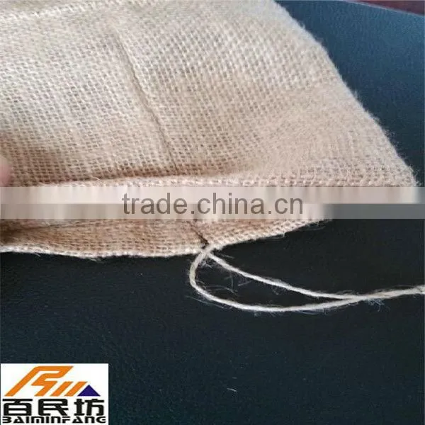 100% jute pouches drawstring for packing