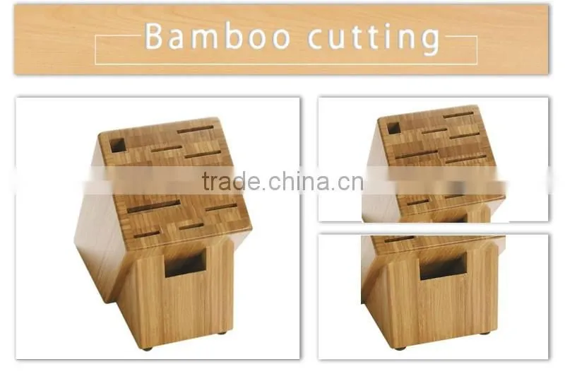 Aonong Eco-Friendly 11-Slot Bamboo Block