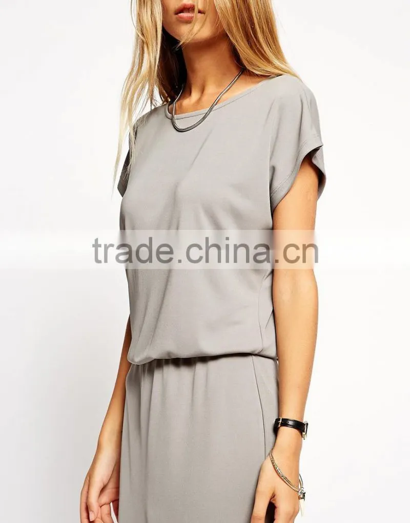 new elegant fashion lady prom party dress quality factory wholesale long dress with slit