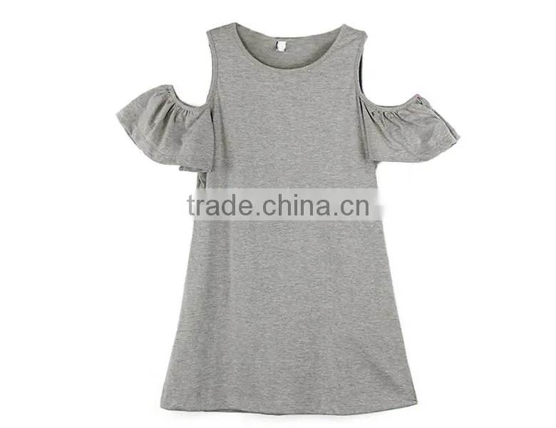 1PC New Loose Off Shoulder T-shirt Mini Dress ladies casual clothes 2014 summer