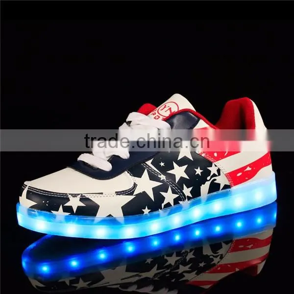 USB Charging Children Led shoes boys,girls lighted shoes kids Led flash shoes