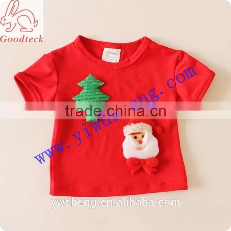 New designs turquoise children girl t shirt,blue short sleeve baby tank tops for summer