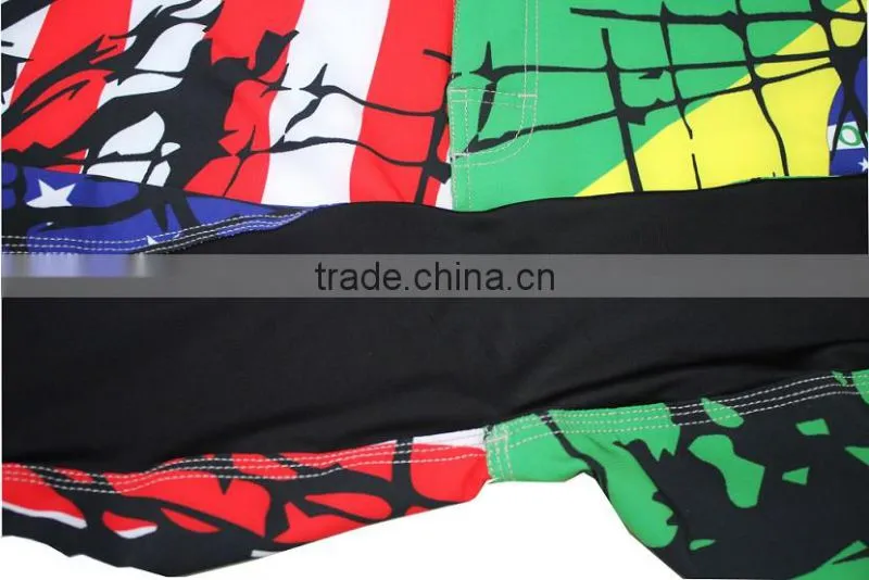 NEW AMERICAN FLAP PRINTE OF MMA FTGHT SHORTS FOR MAN
