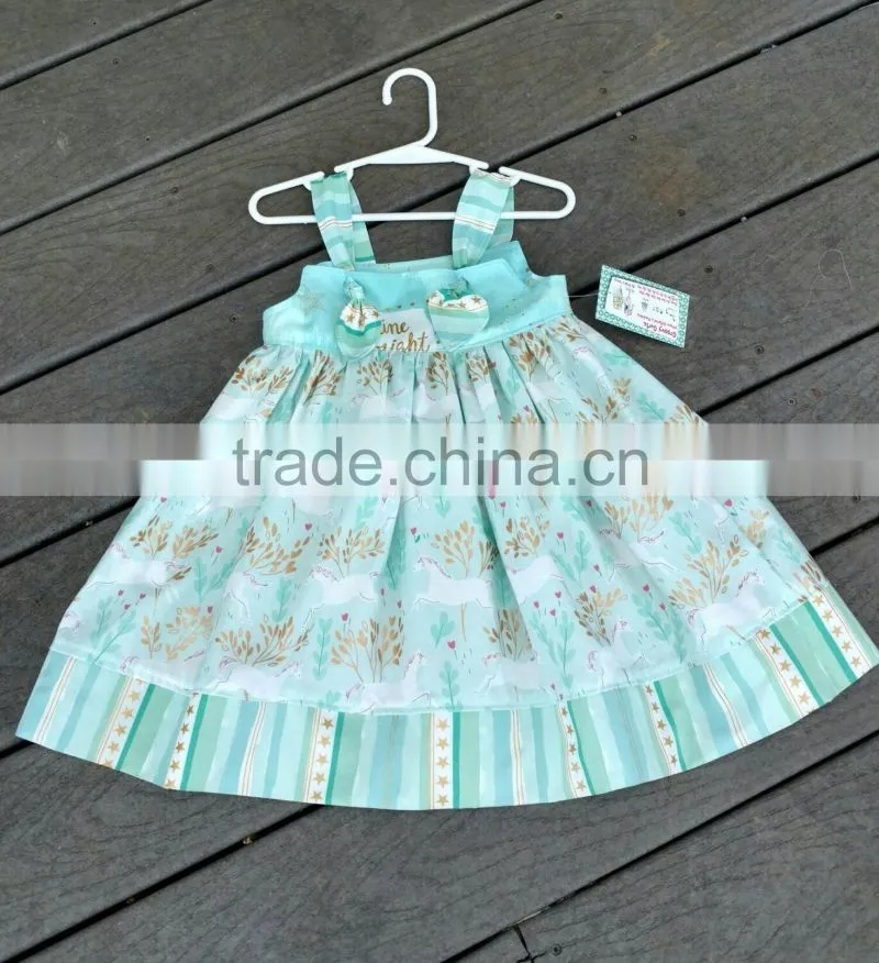 Toddler Girls Unicorns Magic 1st Birthday Dress