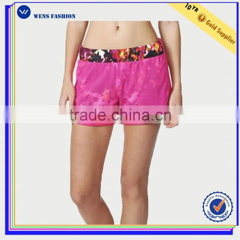 Custom Yoga Capri Pants Women Running Shorts Gym Wear For Women