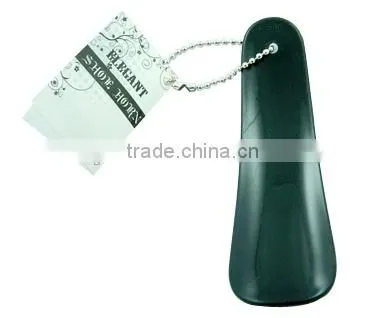 Black small plastic shoe horn