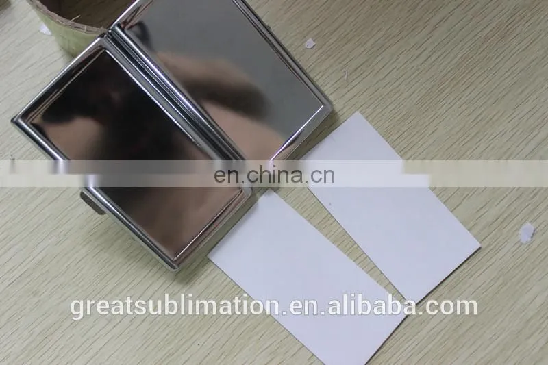 custom print cigarette case with aluminum sheet for sublimation