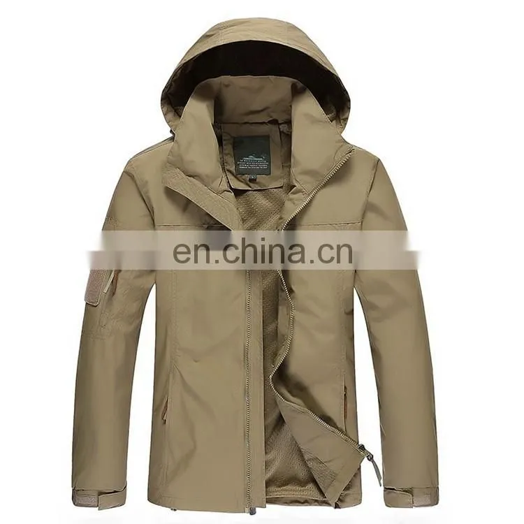 waterproof jacket lightweight camping wear with a stowable hood