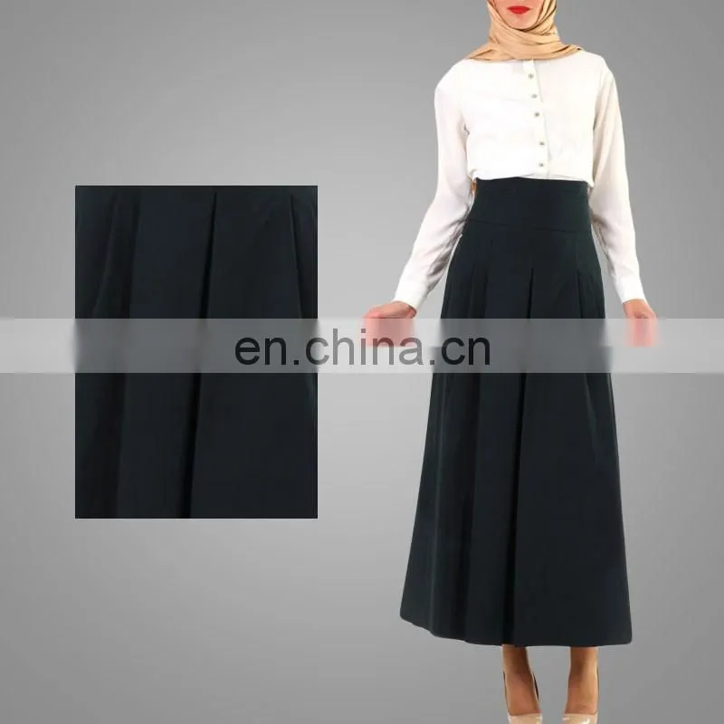 OEM Service China Factory Custom Made Wholesale Muslim Abaya Solid Long Skirt