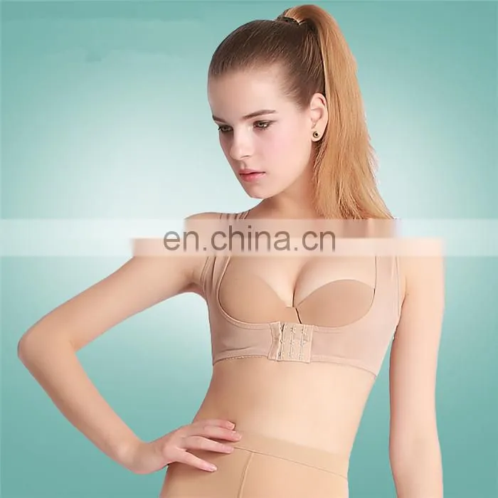 Breast up chest support belt band Posture Corrector Brace body shaping bra belt underwear
