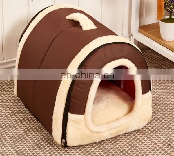 Portable Foldable Pet Dog Puppy Cat House Bed Cave Carpet Covers
