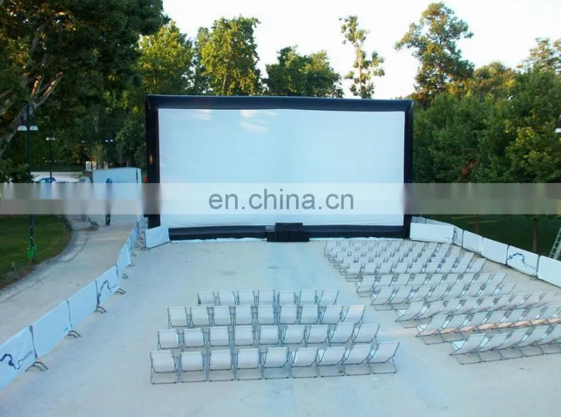 Outdoor heavy duty Event Inflatable Screen Stand Movie Screen for sale