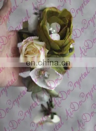 Aidocrystal bridal hair piece,wedding hair flower fascinators, fashion women hair accessories