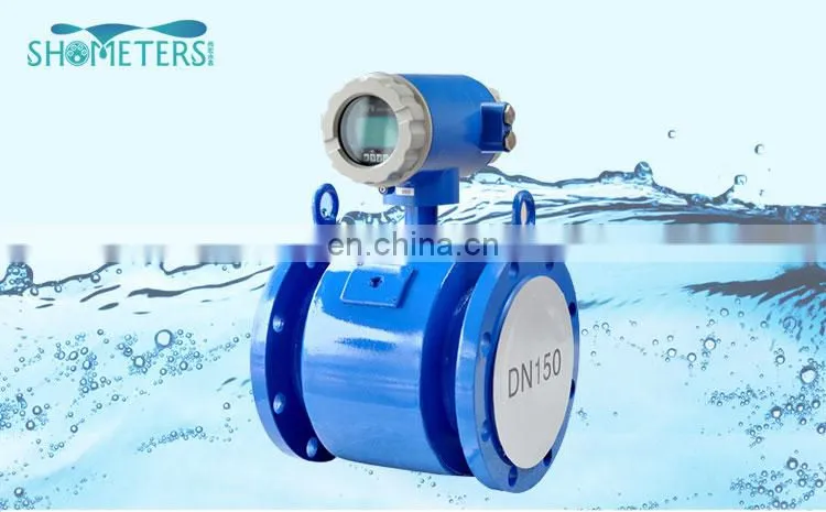 Best price intelligent SUS 316 electromagnetic flowmeter