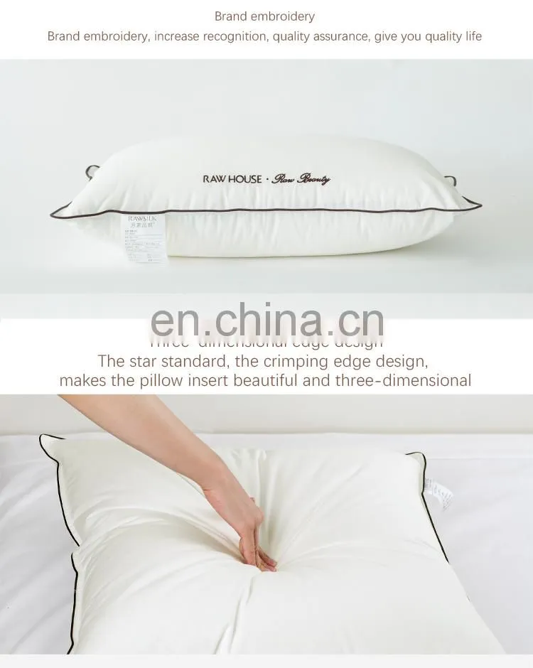RAWHOUSE square cotton 100 white throw pillow insert cushion insert