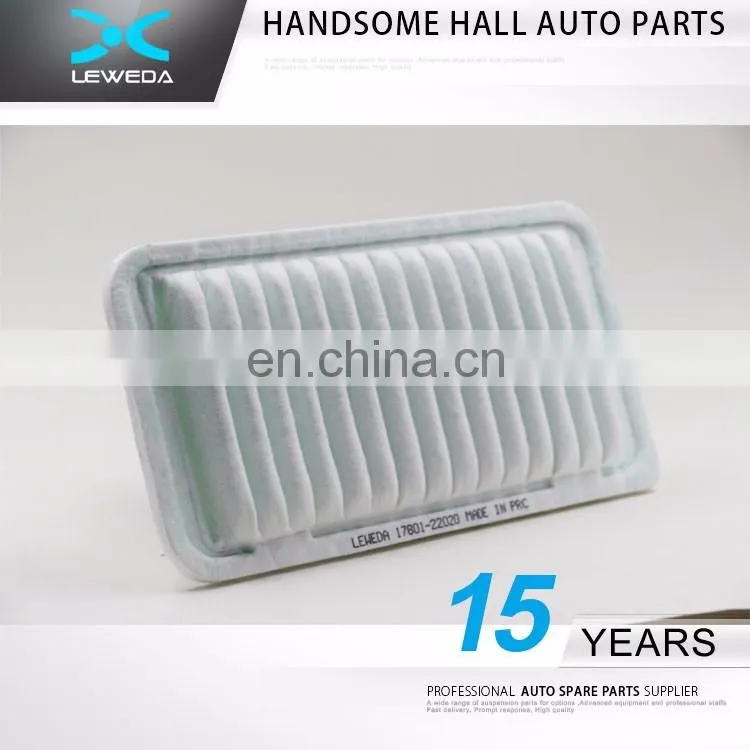 High quality environmental material car air filter 17801-22020 for(FAW) corolla corolla ex avensis (T25_)
