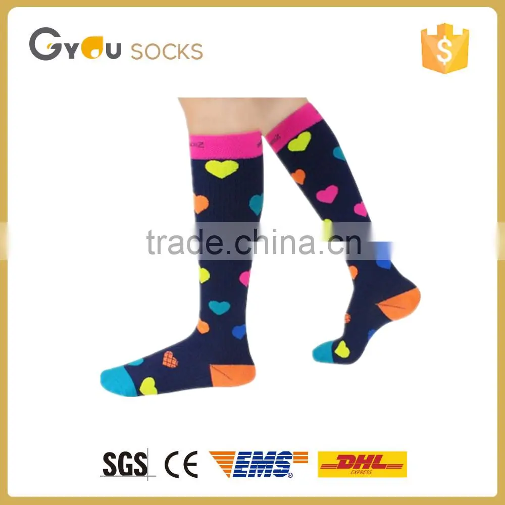 Compression Socks (Fun Patterns 20-30mmHg) Men & Women Running Casual Socks by Compression