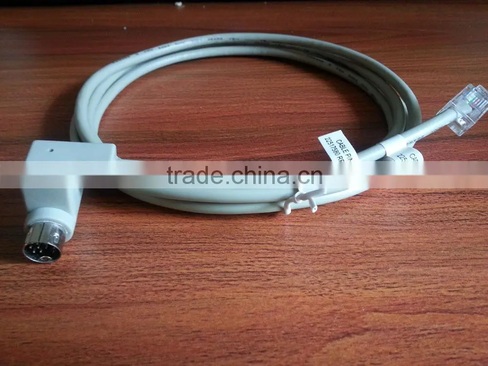 Magtek 22517580 22517559 Mini MICR Ethernet Rj45 to 9 pin mini din Cable